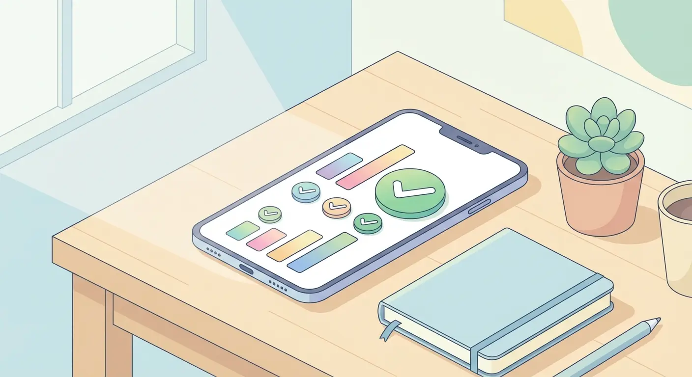 Smartphone displaying quit smoking progress tracker app with craving log and health milestone charts