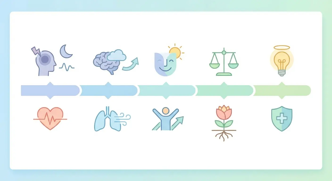 Nicotine withdrawal timeline infographic showing physical and mood changes week by week after quitting smoking