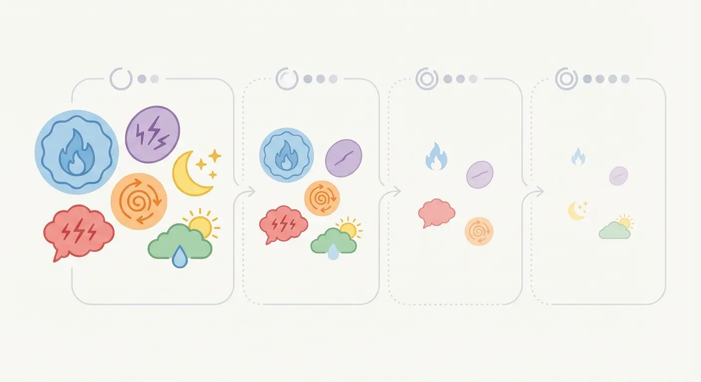 Week-by-week nicotine withdrawal symptoms timeline infographic showing peak cravings at days 2–3 and gradual improvement through week four