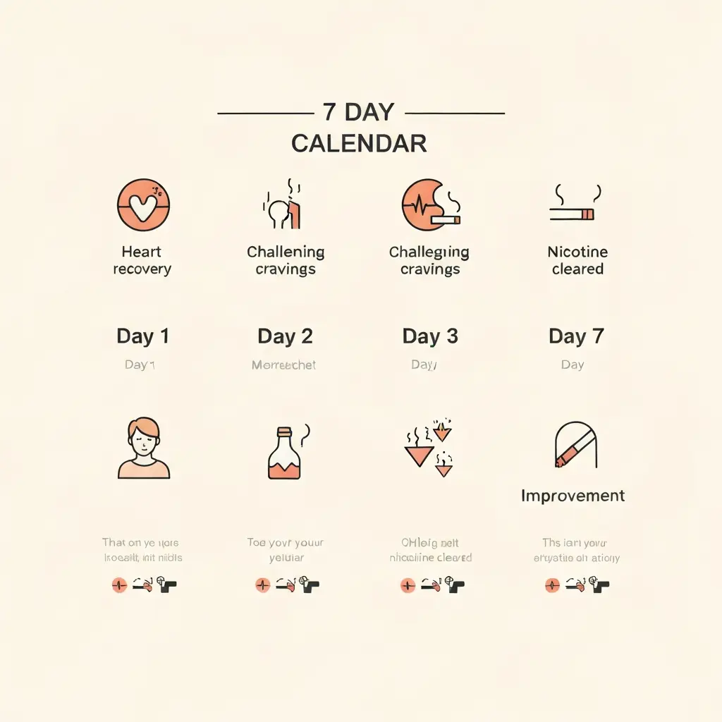 Quit Smoking One Week Timeline: What Actually Happens in Your First 7 Days (2026)