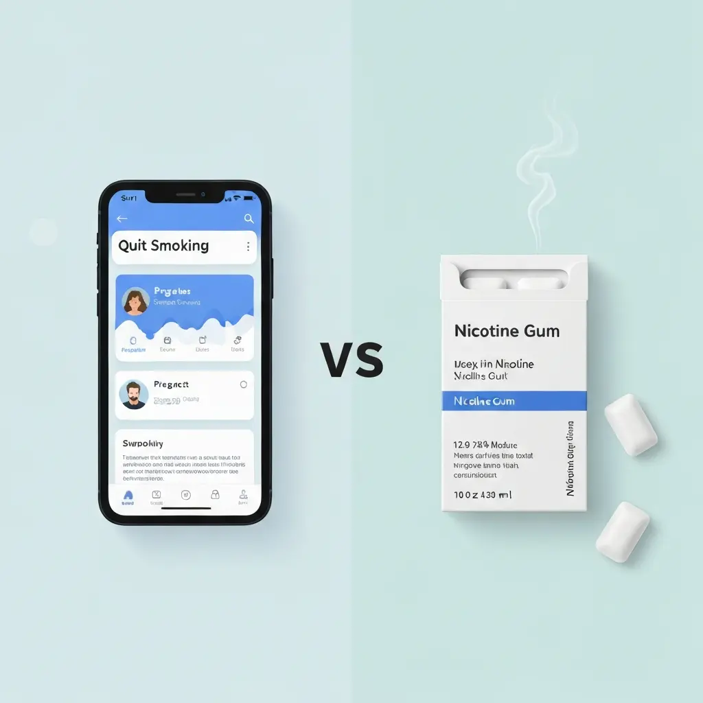 Quit Smoking Apps vs Nicotine Gum: Which Is More Effective in 2026?