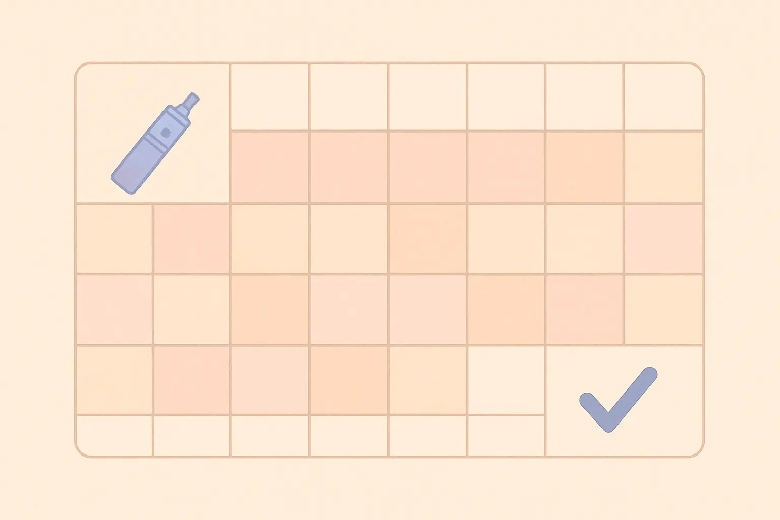 Illustration of a calendar representing the time-limited free vape supply period ending