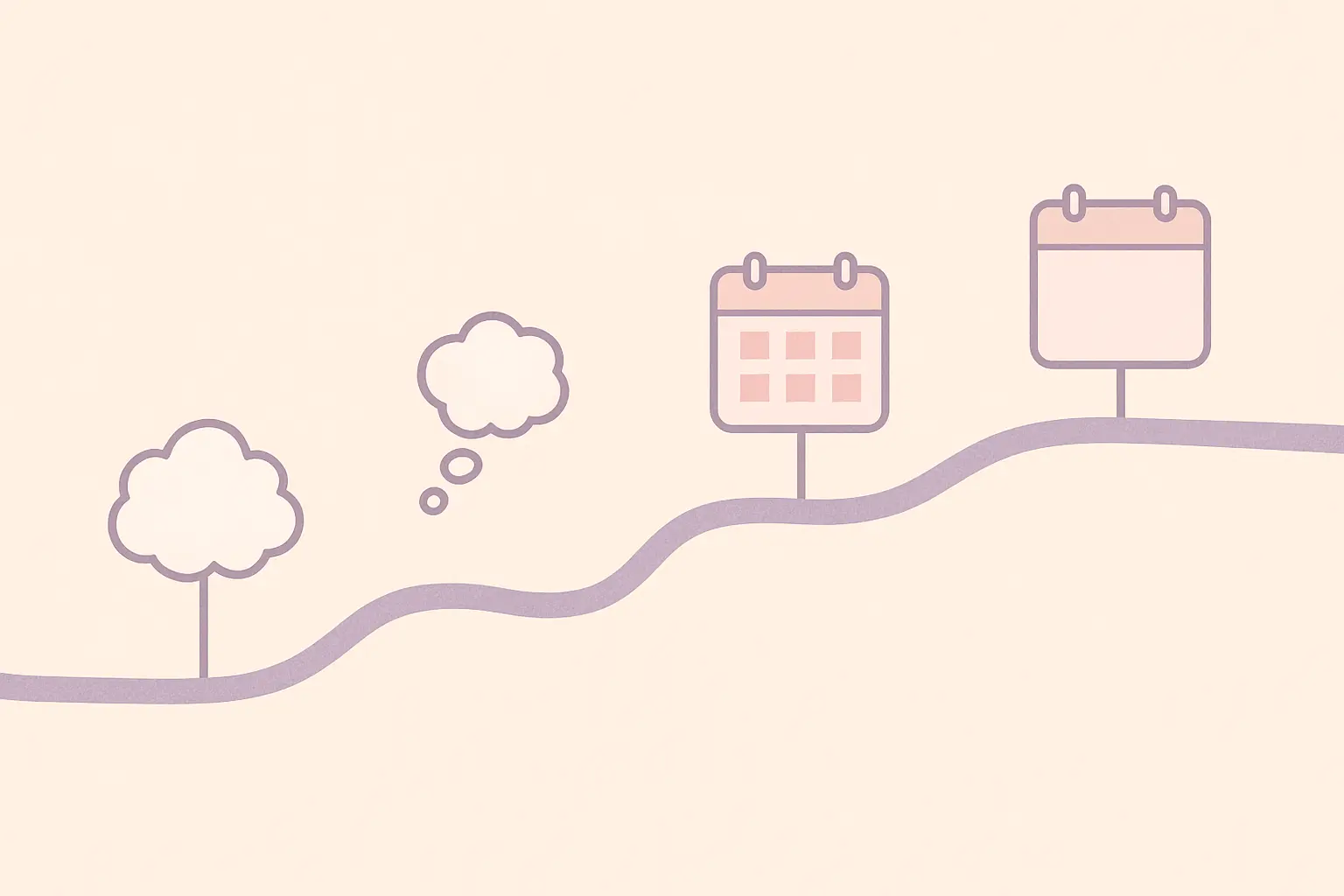Timeline illustration showing cravings and signs of nicotine dependence appearing before weekly or daily smoking