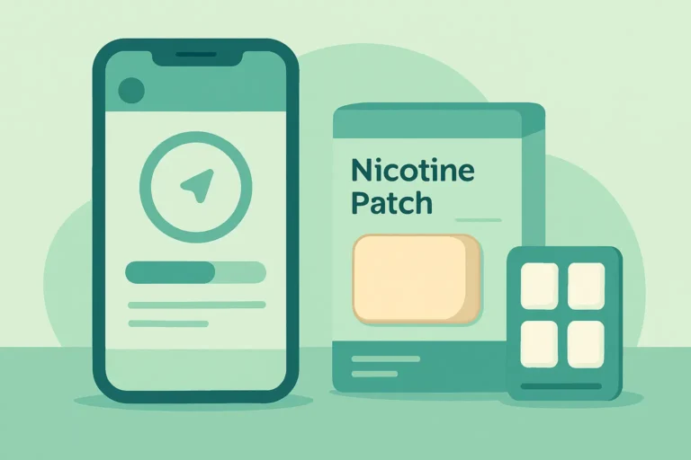 Using a Quit Smoking App With Patches and Gum (2026)