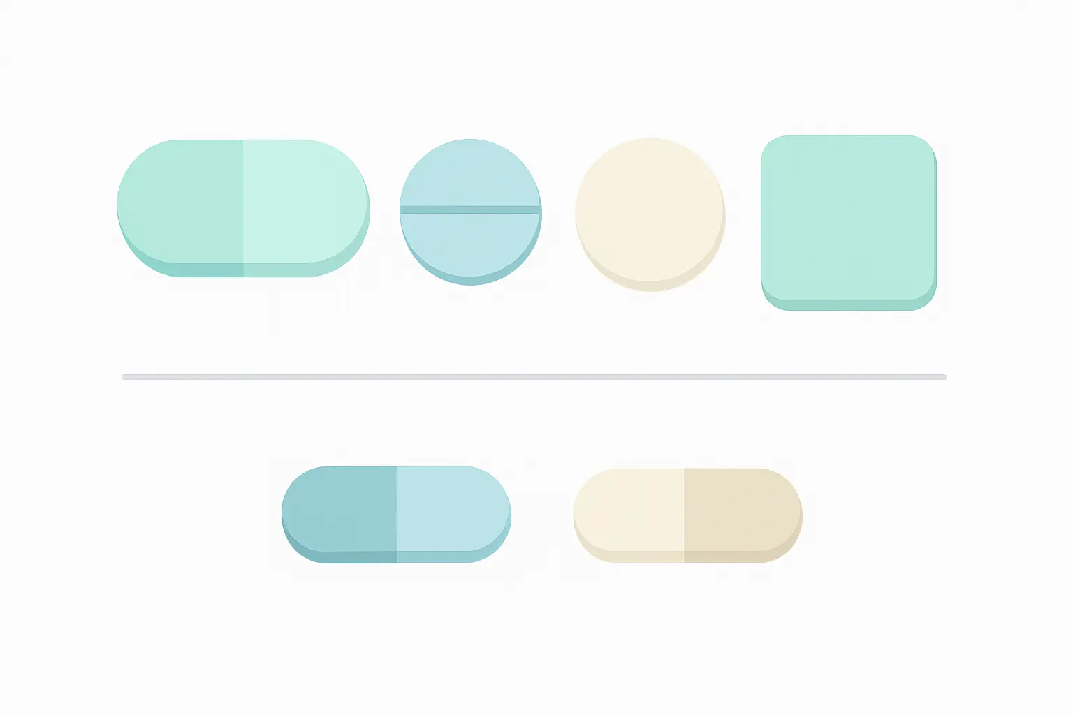 Illustration contrasting a larger group of first-line stop-smoking medicines with a smaller group of second-line options