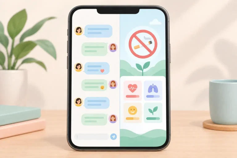 Quit Smoking Text Message Programs vs Apps (2026)