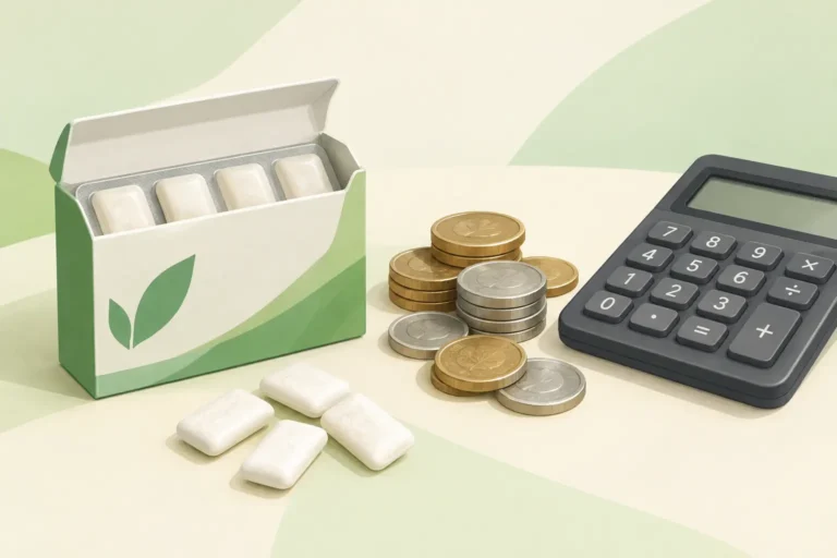 How Much Does Nicotine Gum Cost in 2026? Price Per Day